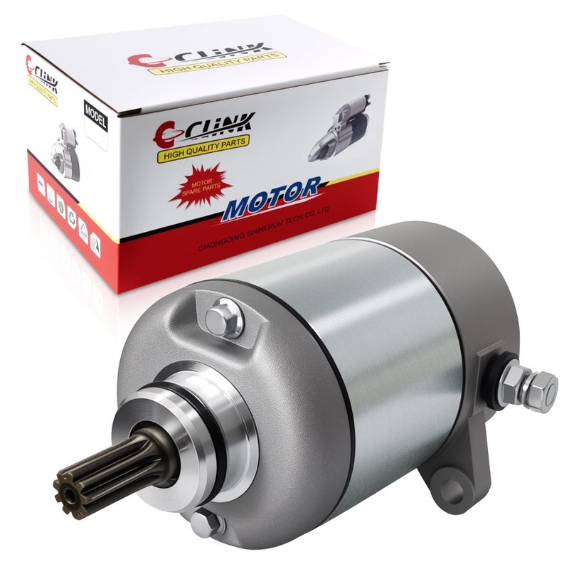 C CLINK Starter for Honda Recon 250 Recon 1997-2007 TRX250TE TRX250TM TRX250 / Sportrax 2001-2008 TRX250TE Fourtrax Recon ES / TRX250TM Foutrax Recon 2002-2007 / TRX250X 2009-2016/31200-HM8-003 31200-HM8-A41 - Image 1
